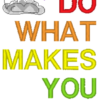 Spruch - do what makes you happy (in 3 Größen) – Bild 2