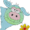 Happy Stitching - Schwein mit Blume – Bild 12