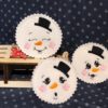 6 Schneemänner mit Gesicht (ITH und Doodle)