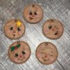6 Kekse / Lebkuchen mit Gesicht (ITH und Doodle) – Bild 7