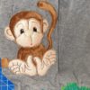 Doodle-Applikation "Affenbaby" mit Accessoires – Bild 2