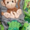 Doodle-Applikation "Affenbaby" mit Accessoires – Bild 3