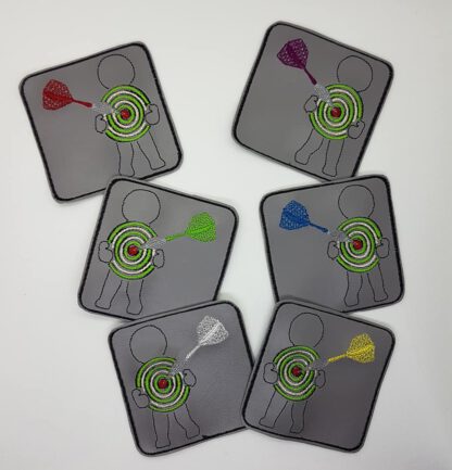 Dart - Set (Untersetzer, Mugrug, Anhänger, Schild etc.) – Bild 14