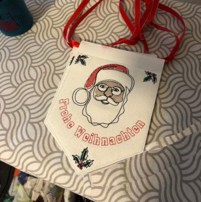 Wimpel & Türhänger SANTA (in je 2 Größen) – Bild 2