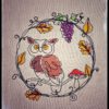 Kritzelkreis "Herbst" mit Eule