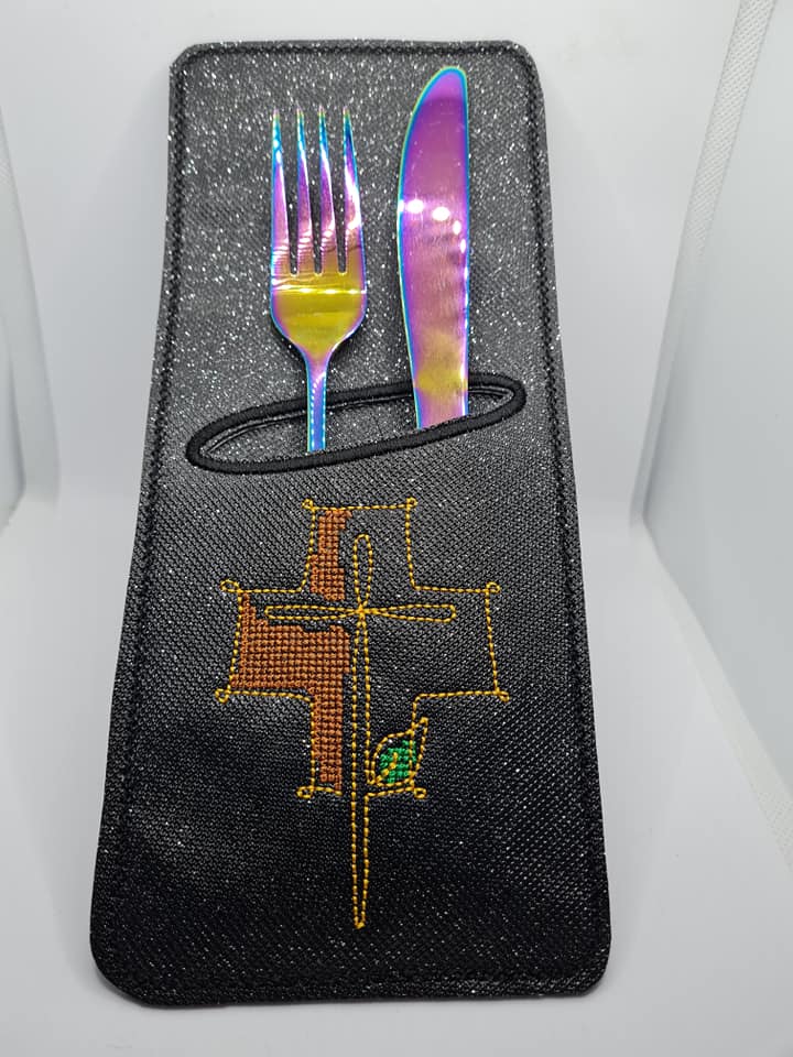 Bestecktaschen - Weihnachten (12 Single Line Motive) – Bild 5