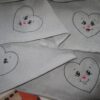 6 Herzen mit Gesicht (ITH und Doodle)