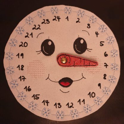 Adventskalender / Drehkalender Schneemann – Bild 2