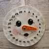 Adventskalender / Drehkalender Schneemann