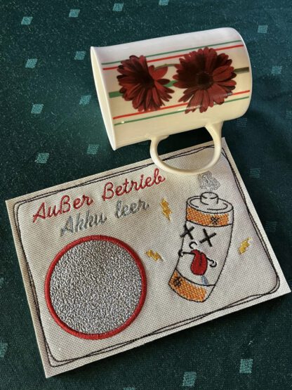 Mugrug "Außer Betrieb - Akku leer" – Bild 7