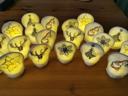 LED-Teelichtcover "Advent" (10 Motive) – Bild 11