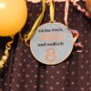 Spruch - Ich bin frech, wild und endlich ..... (Zahl 1-9) – Bild 3
