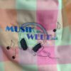 Spruch - MUSIK an, WELT aus (2 Versionen) – Bild 2