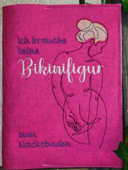 Spruch - Ich brauche keine Bikinifigur zum Nacktbaden – Bild 6