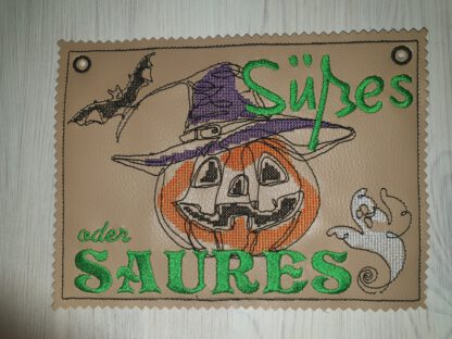 Wanddeko / Türschild "Süßes oder Saures" in deutsch & englisch – Bild 12