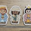Krippenfiguren für Holzspieße – Bild 8