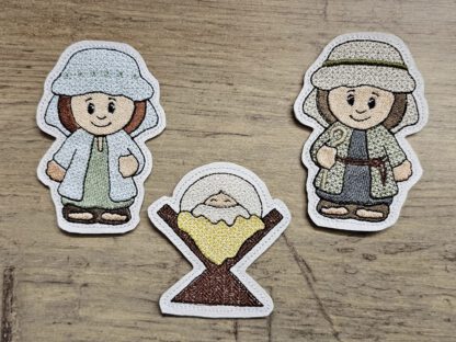 Krippenfiguren für Holzspieße – Bild 10