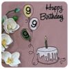 Single Line Set - Happy Birthday (Zahlen 1-9 & Blanko-Datei)