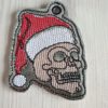 Anhänger Skull / Totenkopf mit Nikolausmütze – Bild 8