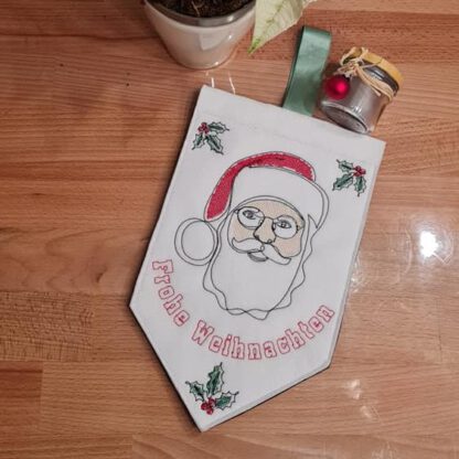 Wimpel & Türhänger SANTA (in je 2 Größen) – Bild 3