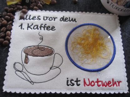 Mugrug "Alles vor dem 1. Kaffee ist Notwehr" – Bild 5