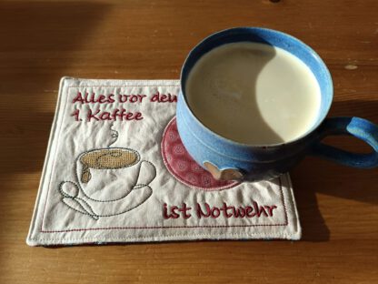 Mugrug "Alles vor dem 1. Kaffee ist Notwehr" – Bild 6