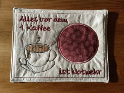 Mugrug "Alles vor dem 1. Kaffee ist Notwehr" – Bild 7