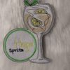 Cocktail - Untersetzer (Single Line) – Bild 2