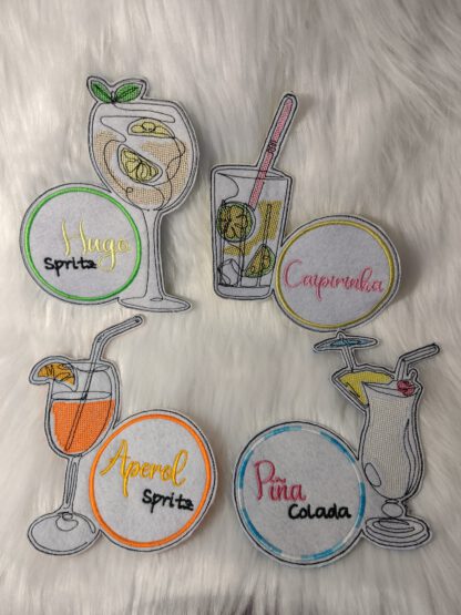 Cocktail - Untersetzer (Single Line)
