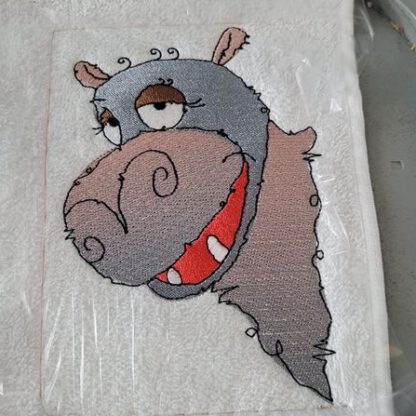 Happy Stitching - Nilpferd