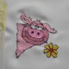 Happy Stitching - Schwein mit Blume – Bild 8