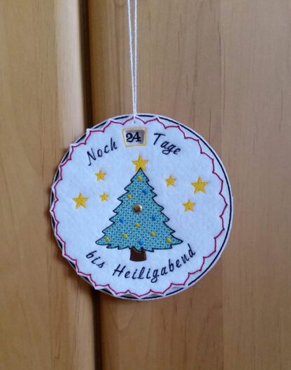 Adventskalender / Drehkalender Tannenbaum – Bild 5