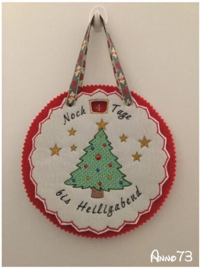 Adventskalender / Drehkalender Tannenbaum – Bild 6