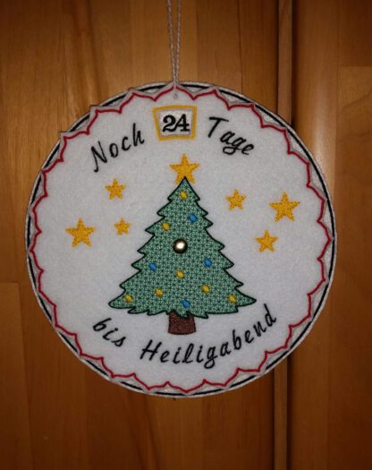Adventskalender / Drehkalender Tannenbaum – Bild 7