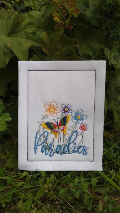 Paradiesgarten (mit Federstich-Schmetterling) – Bild 5