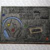 Spruch - MUSIK an, WELT aus (2 Versionen) – Bild 8