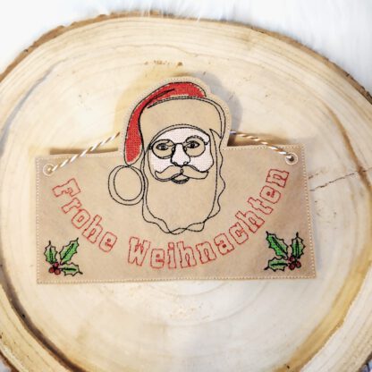 Wimpel & Türhänger SANTA (in je 2 Größen) – Bild 4