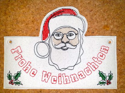 Wimpel & Türhänger SANTA (in je 2 Größen) – Bild 7
