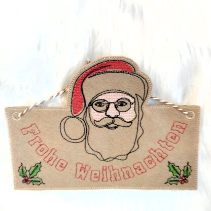 Wimpel & Türhänger SANTA (in je 2 Größen) – Bild 8