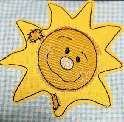 Doodle-Applikation "SONNE" in 3 Größen