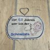 Spruch mit Spermium (in 3 Versionen) personalisierbar – Bild 2