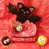 Naschbox Fledermaus (Halloween) in 2 Größen