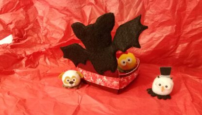 Naschbox Fledermaus (Halloween) in 2 Größen – Bild 3