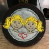 Sternzeichen - Set (Doodle-Applikation) 10x10 cm – Bild 8