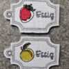 61 Einmach-Schilder (für Marmeladen, Mus, Gelee, Liköre, Essig, Shrup, Amaretto, Limoncello, Eierlikör etc.) – Bild 14