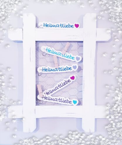 Anhänger "Heimatliebe" mit Herz – Bild 5