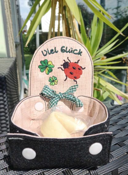 Naschbox "Viel Glück" (in 2 Größen) – Bild 3