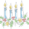 Adventsgesteck (Single Line) – Bild 3