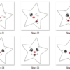 6 Sterne mit Gesicht (ITH und Doodle) – Bild 10