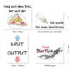 Sprüche - Set für Babylätzchen – Bild 2